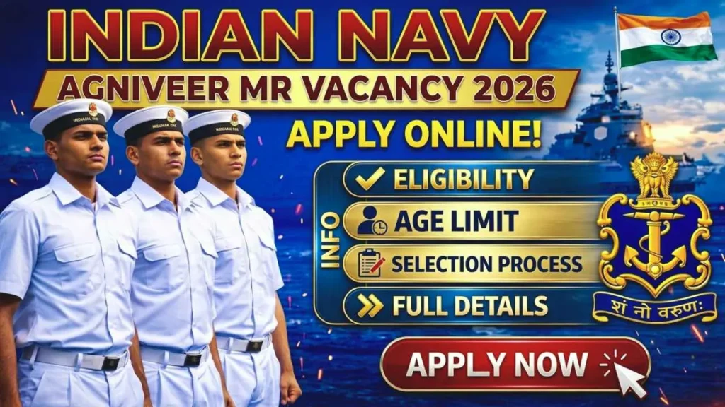 Indian Navy Agniveer MR Vacancy 2026