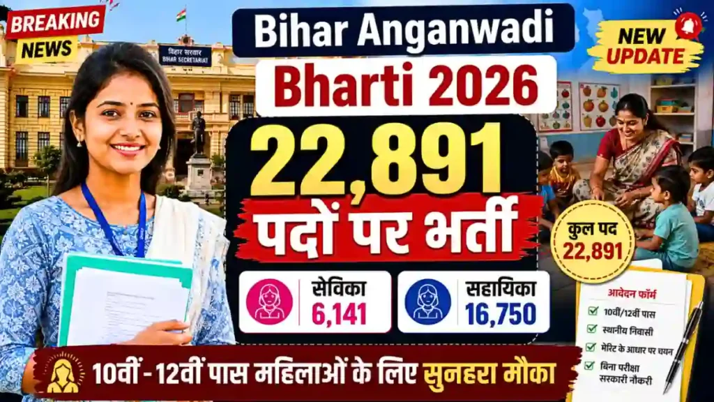 Bihar Anganwadi Vacancy 2026 Notification out