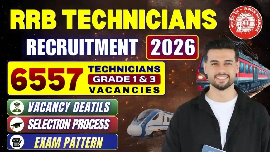 RRB Technician Recruitment 2026 notification और apply online जानकारी