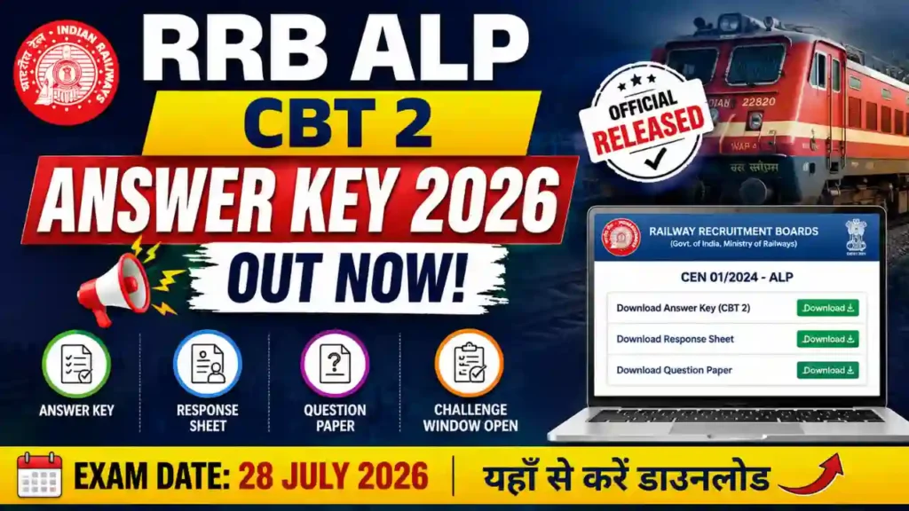 RRB ALP CBT 2 Answer Key 2026 PDF Download