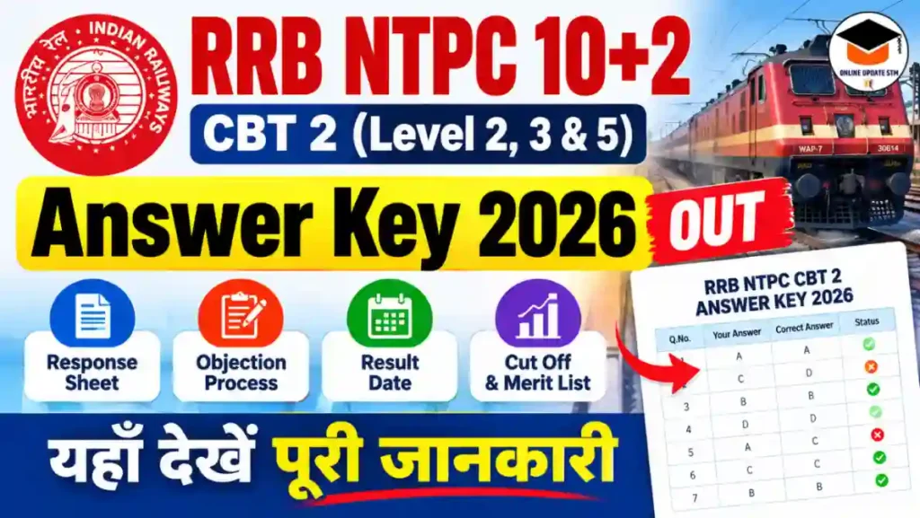 RRB NTPC 10+2 CBT 2 Answer Key 2026 Out