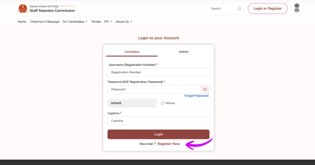 SSC CHSL Online Form 2026 Registration Process