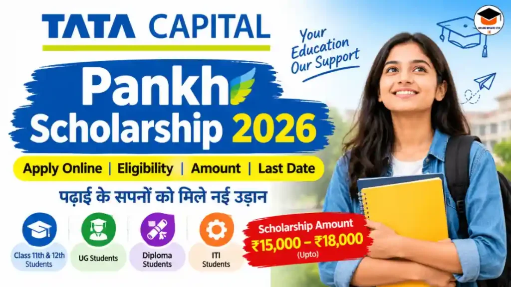 Tata Capital Pankh Scholarship 2026-27 for Class 11,12 & UG students